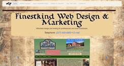 Desktop Screenshot of finestkindwebdesign.com