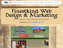 Tablet Screenshot of finestkindwebdesign.com